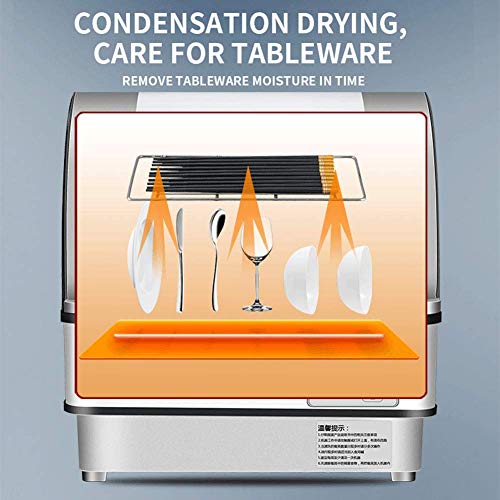 Compacte Vaatwasser Tafelmodel Uv-Desinfectie Vaatwasser, Met 360 °; Uitgebreide Ontsmetting En Desinfectie En Sterilisatie Met Dubbel Effect Aanraakbediening Voor 4-6 Personen praktisch - Image 7