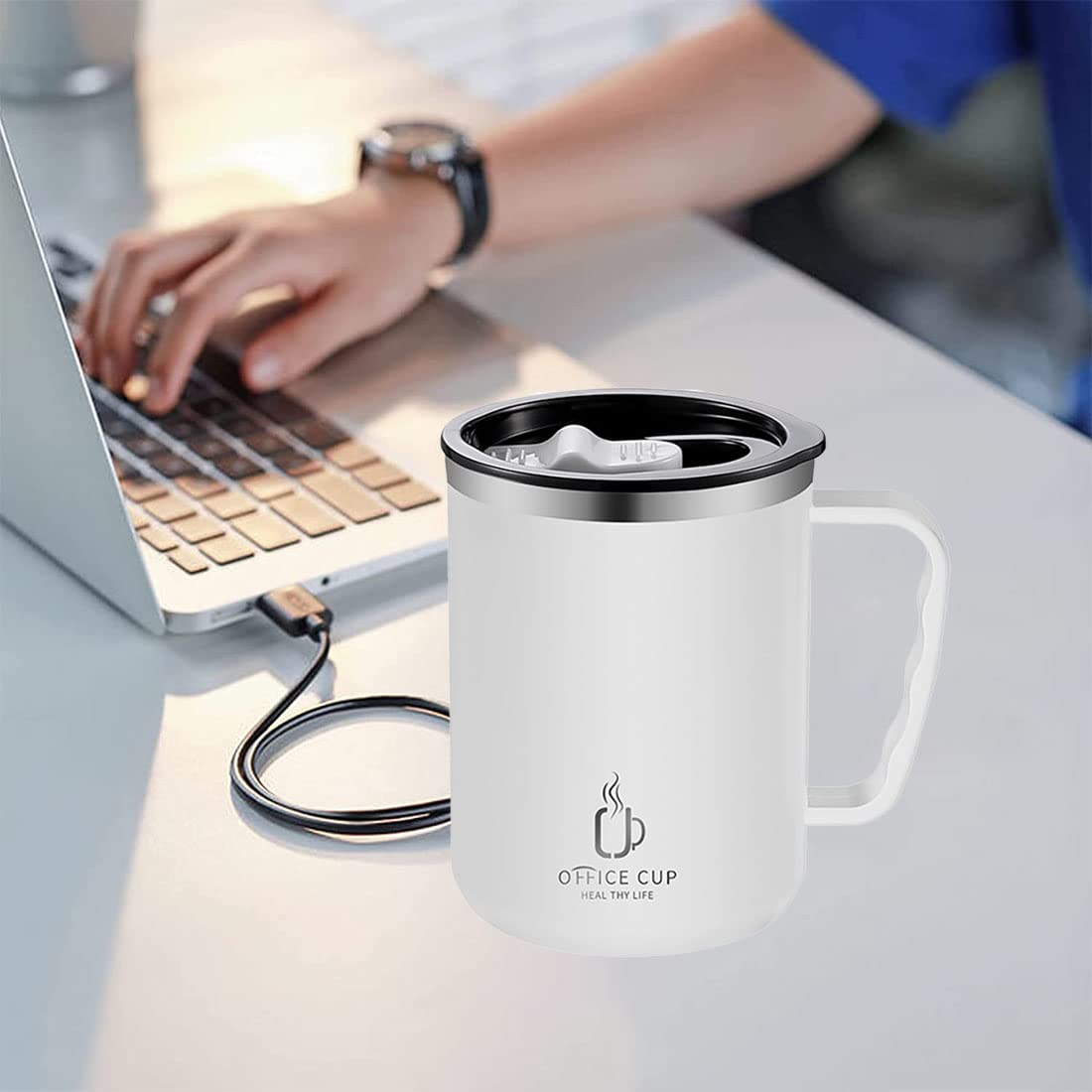 Thermos King Tasse de voyage en acier inoxydable 16 onces (473 ml), Vert mat