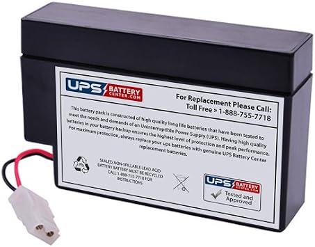 PM1208 12 Volt 0.8 Ah SLA Replacement Battery w/WL Terminal