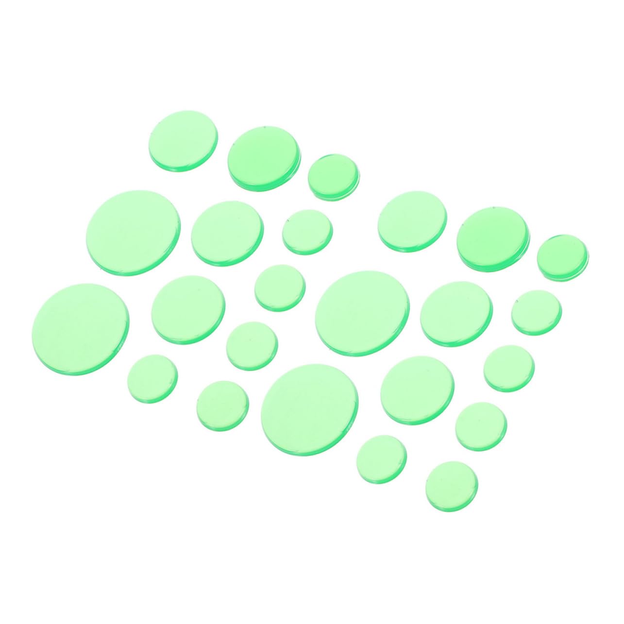 Vaguelly 24pcs Mute Pad Drum Pad Snare Drum Silicone Drum Dampeners Drum Mats Drum Mute Cushion Drum Dampening Cushion Drum Supplies Drum Silencers Drum Accessories Green