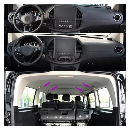 Grille de ventilation pour Benz Vito W447 sortie d'aération toit