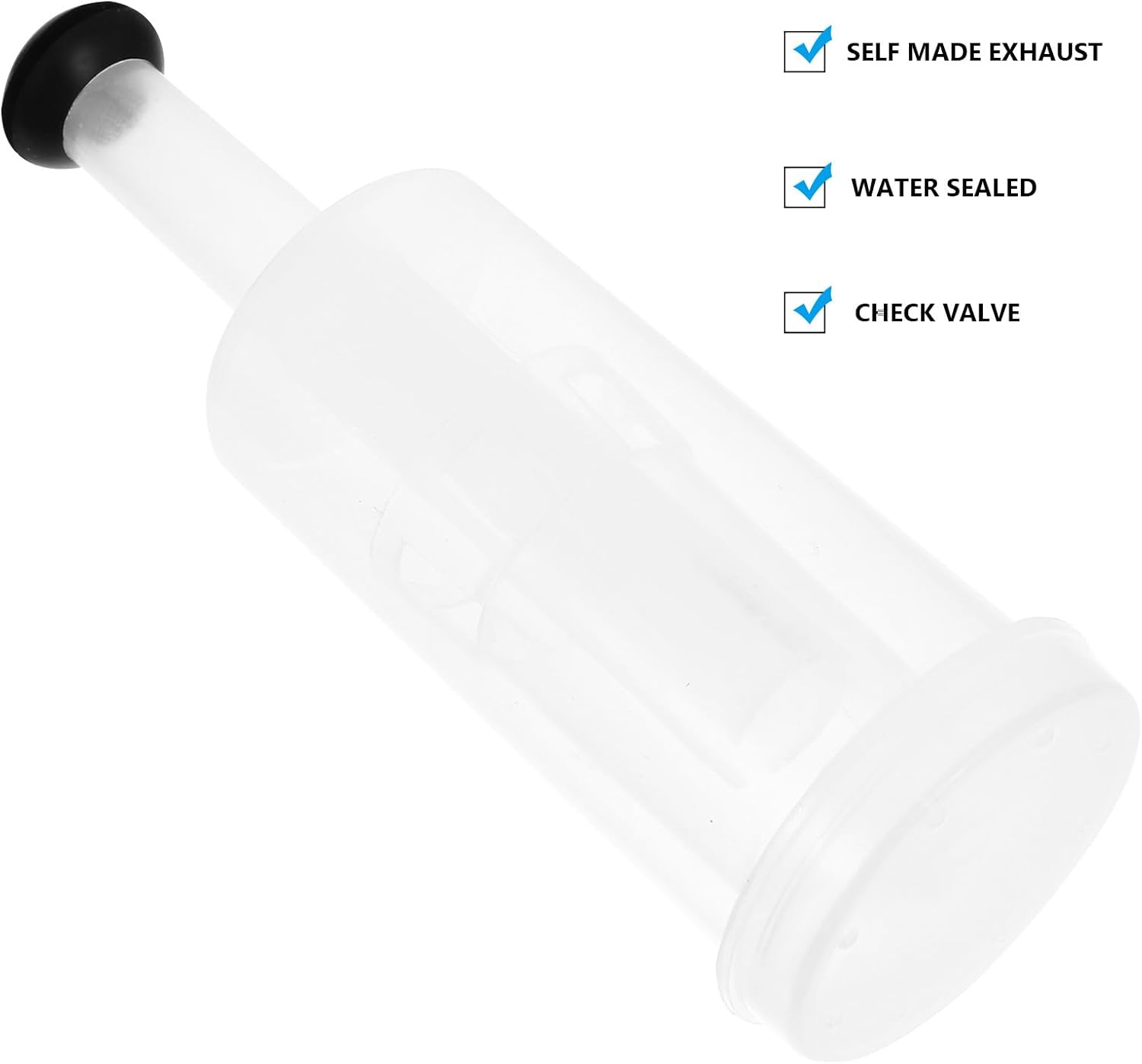 HEMOTON 3pcs Silicone Airlock Set with One-way Valves and Black Stoppers for Home Brewing Fermentation and Wine Making, Includes 6 Airlocks and 20 Silicone Plugs, Suitable for Random Color