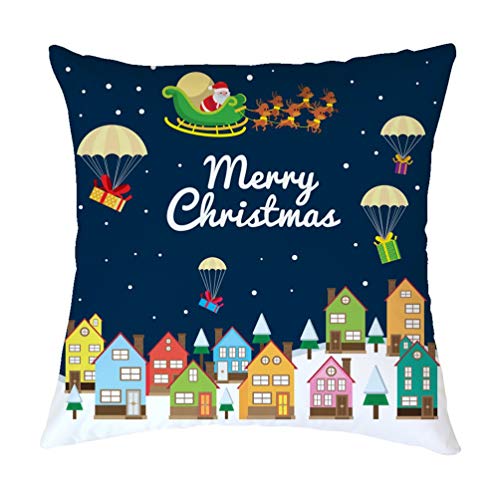 Rosy clouds best present of santa claus festival merry christmas bedding sets pillowcase best pillow cover home fundas para almohada