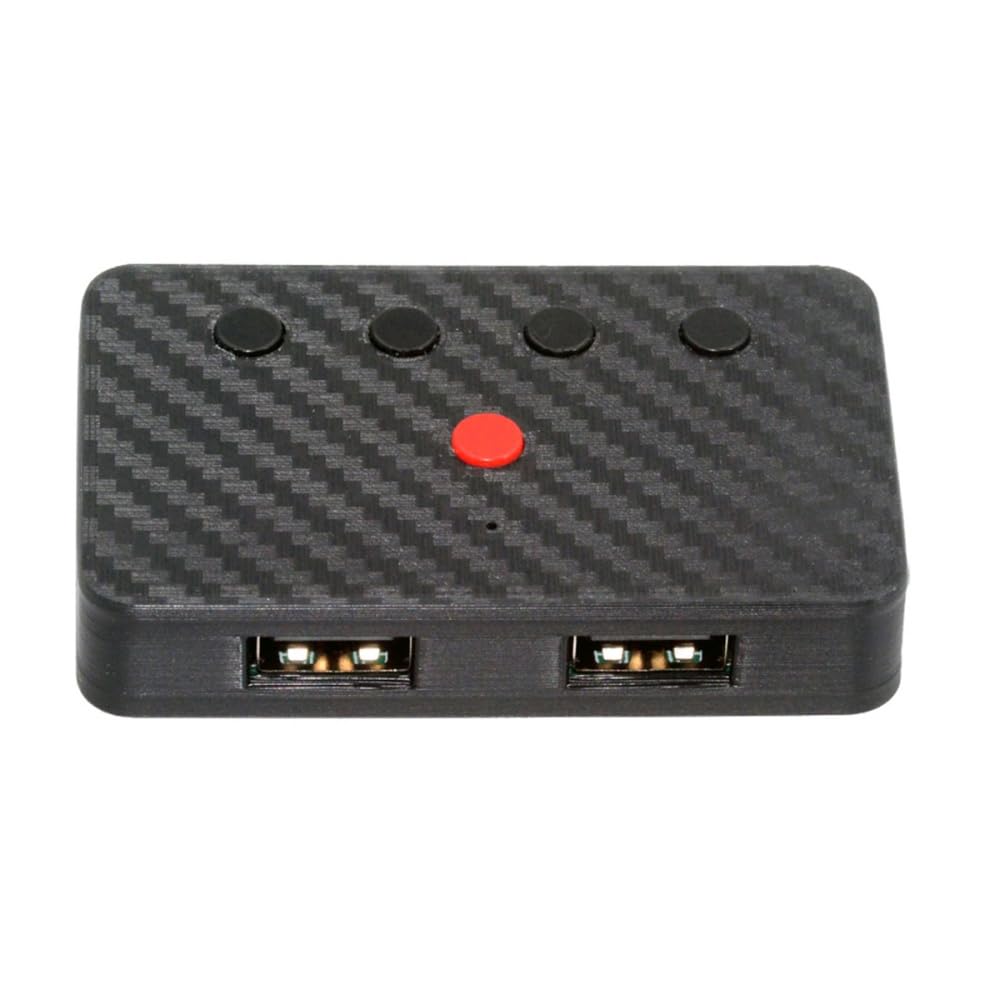 cablecc 2.4G Bluetooth(BT) Converter with Receiver Type-C Power USB Wired Keyboard and Mouse Convert to Wireless for Laptop Tablet Phone