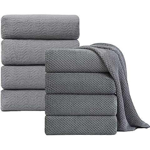 Extra Large Bath Towel Set and Ultra Soft Bath Towel Set (35 * 70 in) 8 Pcs Cover