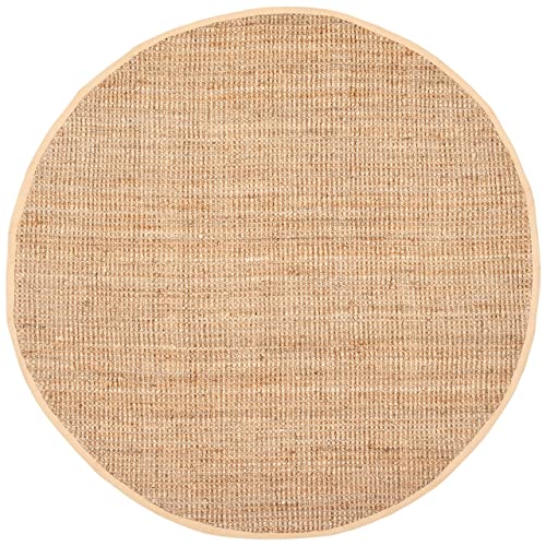 Safavieh Natural Fiber Collection 2'3" X 7' Natural Nf747A Handmade Farmhouse Premium Jute Runner Rug #TOP4