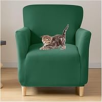 Vista 10 de XMAYODS Funda elástica para silla de club, funda de barril para silla, funda de elastano suave para sillón, funda de sofá extraíble, protector de #1