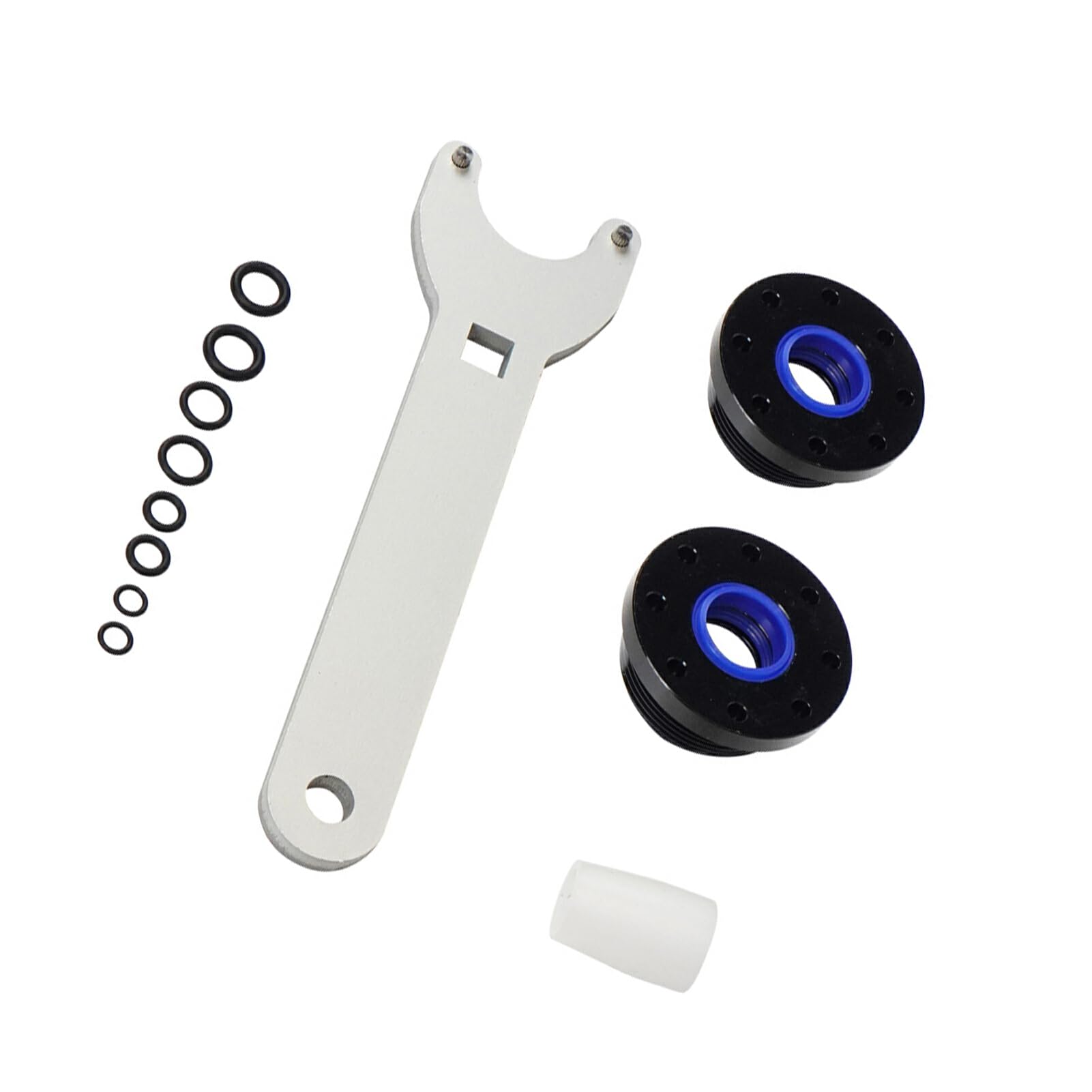 Kit di guarnizioni per cilindro dello sterzo idraulico con montaggio anteriore in metallo con chiave a perno adatta per Seastar Durevole
