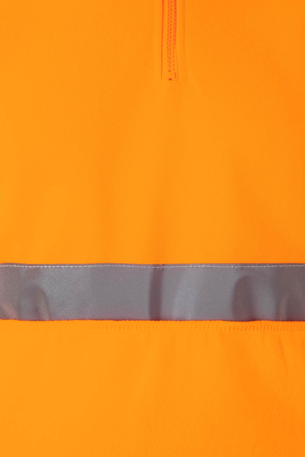VELILLA GROUP EUROPE S.L. Velilla 305702 Sweat Haute visibilité avec Demi-Fermeture éclair Orange Fluo Taille L Unisexe Adulte