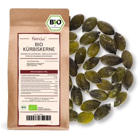 Kamelur Steirische Bio Kürbiskerne Kürbiskerne Bio aus Österreich Schalenlos Gewachsen Cover