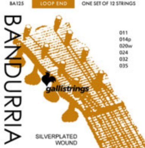 CUERDAS BANDURRIA - Galli (BA125) (Juego Completo) Cuerdas Dobles