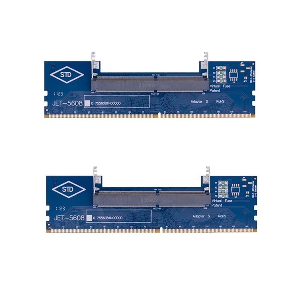 Adattatore RAM DDR4 da laptop a desktop SO-DIMM a PC DIMM 2 pezzi scheda di memoria laptop RAM a PC desktop modulo test