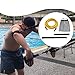 Menolana Aquatic Resistance Belt Swim Training Band Speed Training Professional Practical Device Stationary Swimming Harness Beginners, Yellow 4M