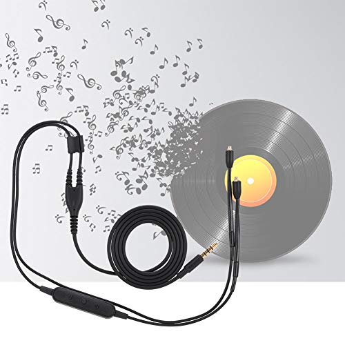 MMCX vervangende hoofdtelefoonkabel, TPE hoofdtelefoonverlengkabel met 3,5 mm plug voor Shure se215 se425 se535 se846… - Afbeelding 4