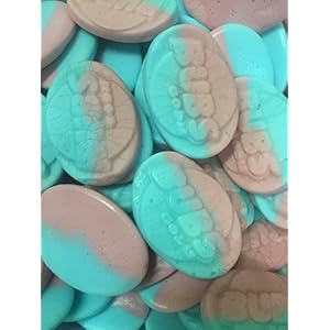 Framboos bosbessen ovalen – Scandinavische snoepjes (200g)