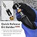 FIRSTINFO H5178 Precision Certified Torque Limiting Screwdriver, 1/4 Inch Hex Quick Release Bit Holder, 0.1-1.2 Nm/1.33-10.18 In-lb with Double Scale