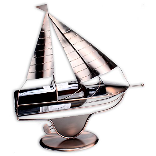 'Support pour bouteille de vin modèle "Sailor aspect élégant cuivre 43 cm x 42 cm x 9 cm Cover