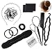 11 Pcs Hair Braid Tool Hair Styling Accessories Kit Set Bun Maker - Hair Styling Accessories Kit Set for DIY for Styling Accessories for Girls or Women