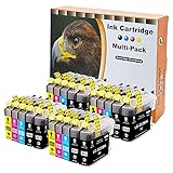 ✅ FÜR BROTHER DRUCKER – Passend für folgende Tintenstrahldrucker > Brother DCP-J4120-DWG / DCP-J562-DW / MFC-J4420-DW / MFC-J4620-DW / MFC-J4625-DW / MFC-J480-DW / MFC-J5320-DW / MFC-J5620-DW / MFC-J5625 / MFC-J5720-DW / MFC-J680-DW / MFC-J880-DW | Auch für alle Drucker, die laut Betriebsanleitung diese Druckerpatrone(n) verwenden.