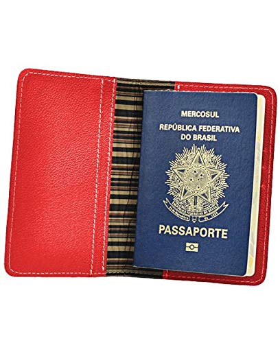 Porta Passaporte Go em Couro legítimo