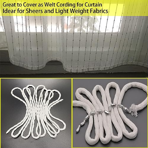 Miniatura 4 de Rhbhy 500g Pesas Para Cortinas 5m Cuerda De Plomo Para Cortinas Contrapeso Cortina Varios Gramajes No Se Oxida Sin Ruido 100g M 100g M
