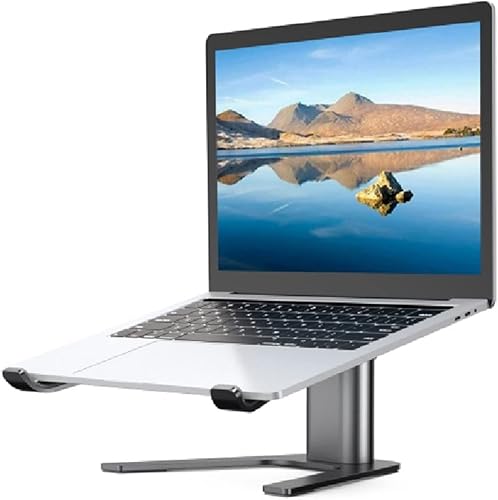 Miniatura 4 de Soporte portátil de aleación de aluminio de 11 a 18 pulgadas para computadora portátil con base portátil para soporte de computadora antideslizante