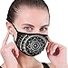 Produktbild Halbgesicht Mund Silber Maske Mandala Gesichtsmasken Staubschutz Gesichts- und Nasenschutz Weiche und Winddichte Skimundmaske