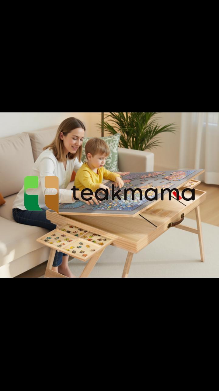 Amazon.com: TEAKMAMA Puzzle Table 27.6