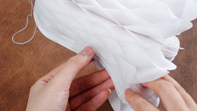 Elegant White Bridal Honeycomb Tissue Bells 2-Pack - 9 Inch Wedding Decorations