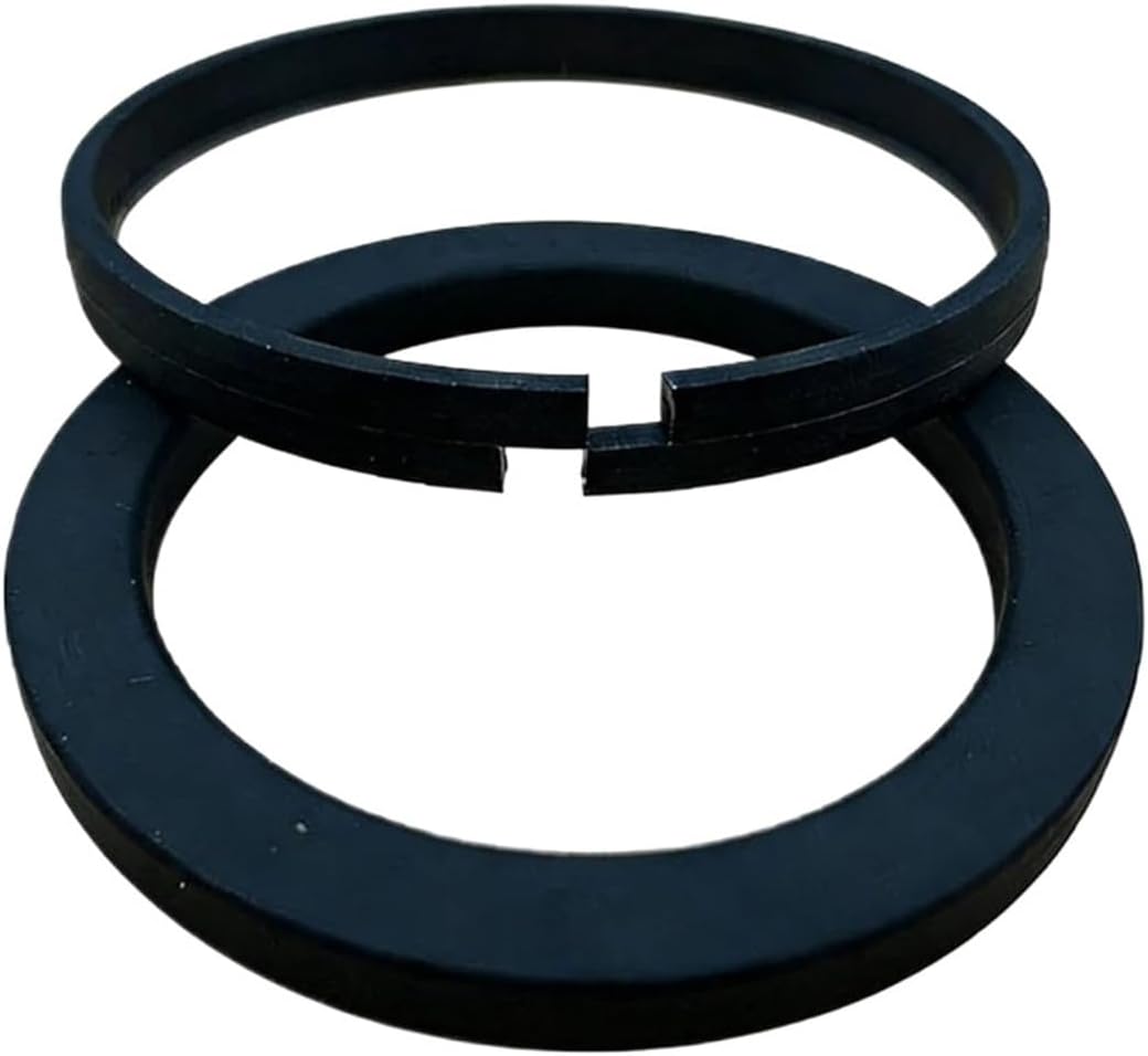 Compatible For Excavators & Hydraulic Cylinders, OK Combined Piston Seal OD 25~135mm -30°C~100°C High Pressure Wear-Resistant(110x94.5x6.3-2PCS)