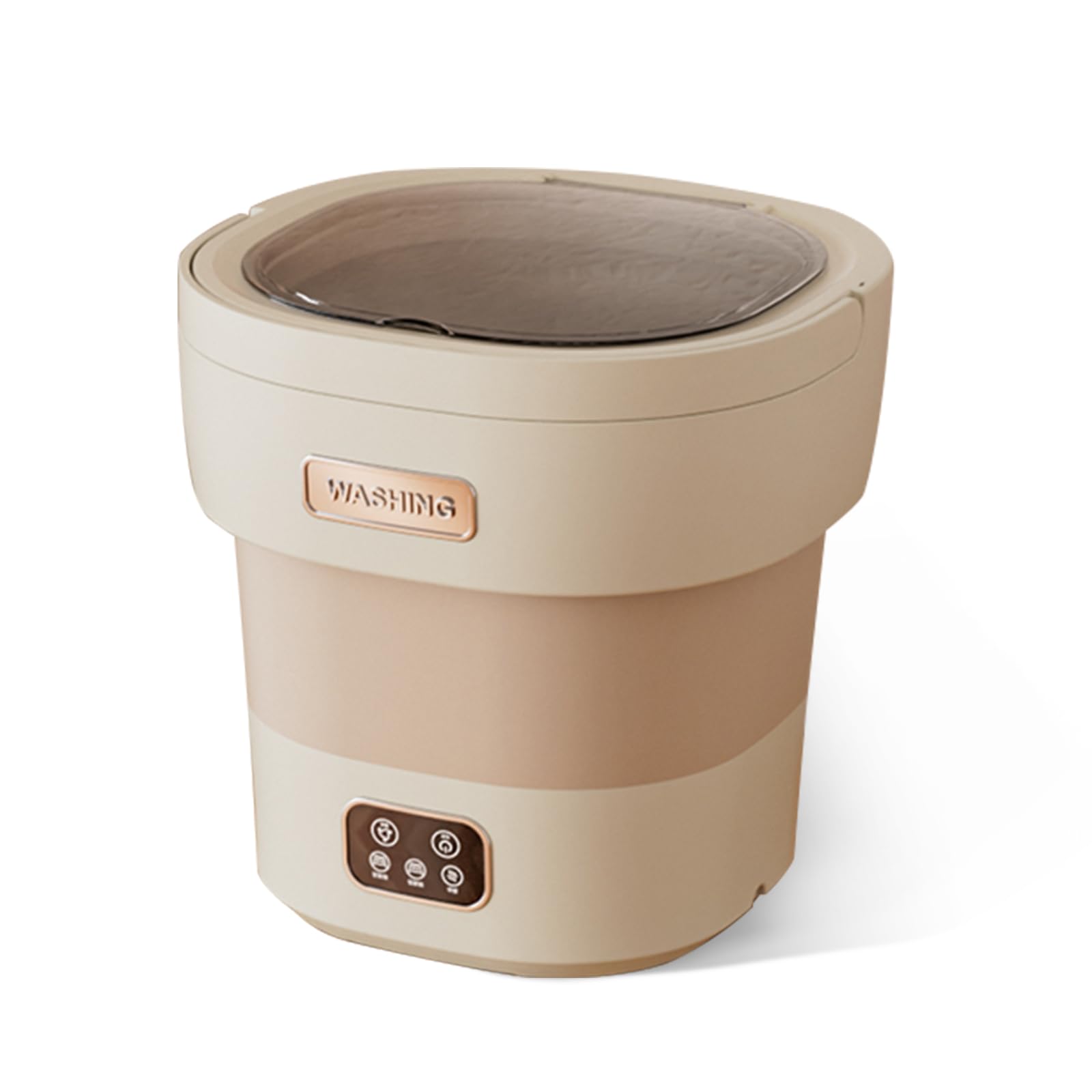 Garvee Mini Lavadora Compacta Con Secadora, Plegable De 12 l. Diseño Portátil Para Viajes, Apartamentos, Calcetines y Ropa Interior. Silenciosa y Ahorra Energía. Perfecta Para Hogares Pequeños.