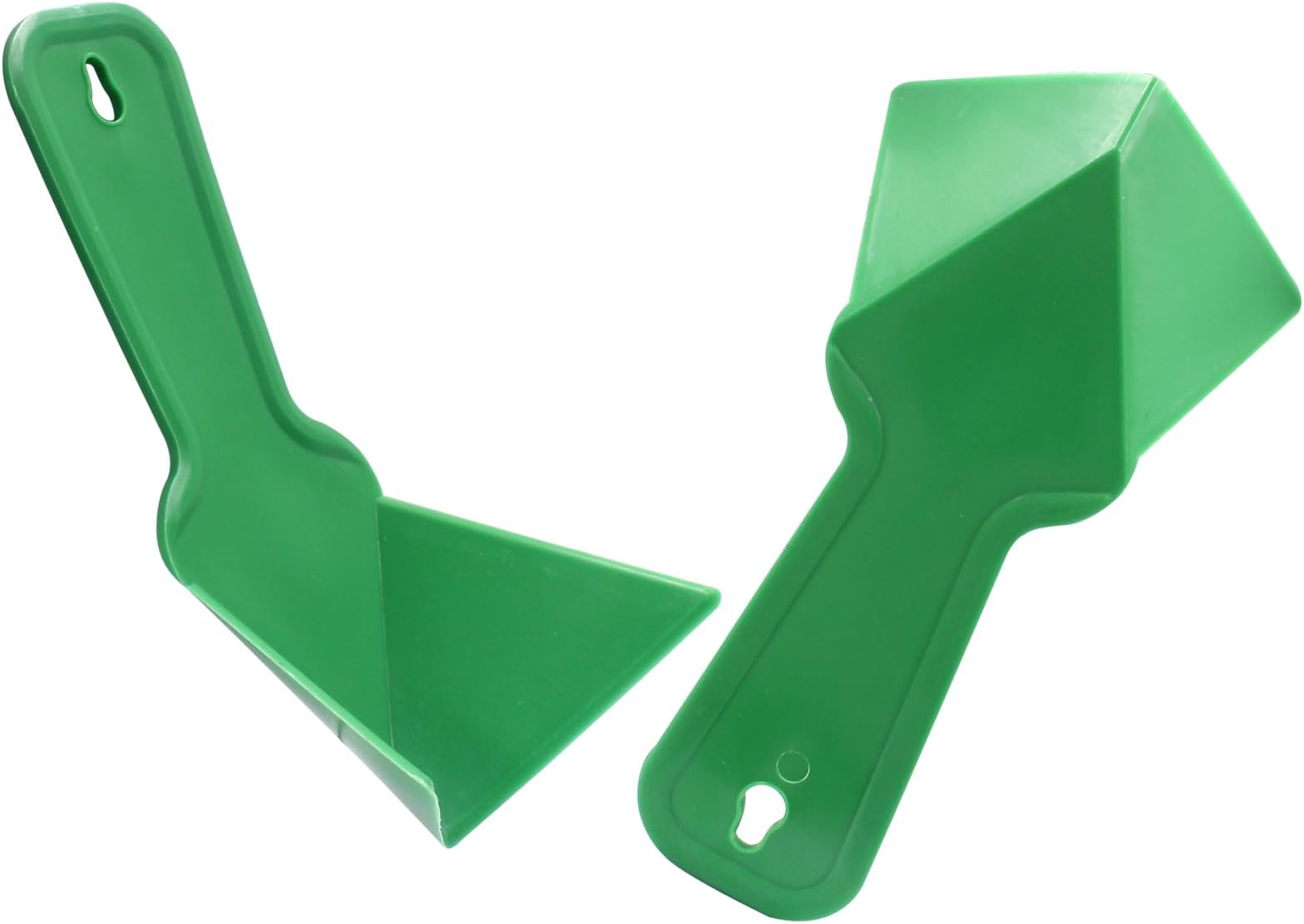 2 Pack Drywall Corner Tool, Plastic Corner Trowel 90 Degree Drywall Corner Scraper for Mudding (Green)