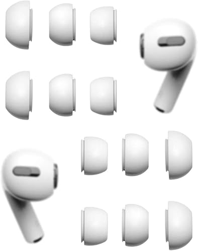 Miniatura 9 de Almohadillas para los oídos compatibles con auriculares AirPods Pro 2, puntas de silicona de tamaño pequeño, compatible con AirPods Pro, 3 pares,