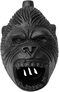 Aztec Death Whistle, Up To125+ Decibels Loud Real Screaming Aztec Death Whistle Loudest Authentic Human Authentic Human Sounding Screams Emergency Whistle Halloween Costumes Gift (Black)