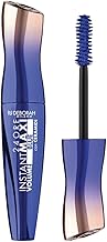 Deborah Milano 24 Hour Instant Maxi Volume Mascara with Ceramides, Volumizing, Lengthening and Curling Effect, Long Lasting, Gives Thick and Regenerated Lashes, Blue, 12 ml