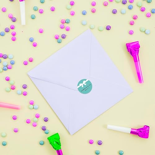 Miniatura 4 de Andaz Press Olivia & Co - Etiquetas adhesivas de gota de chocolate personalizadas individuales, Olivia & Co Sweet 15 Quince Quinceañera, paquete de