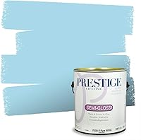 Vista 250 de Prestige Paints. - Base y pintura para exteriores en un solo galón, 1 galón. plano, comparable con Sherwin Williams Topsail.