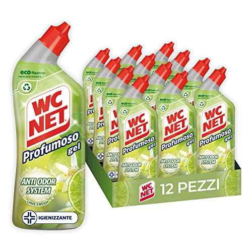 Scopri offerta per Wc Net - Profumoso Gel Lime - 700ml x 12 pezzi - 8400ml, Verde