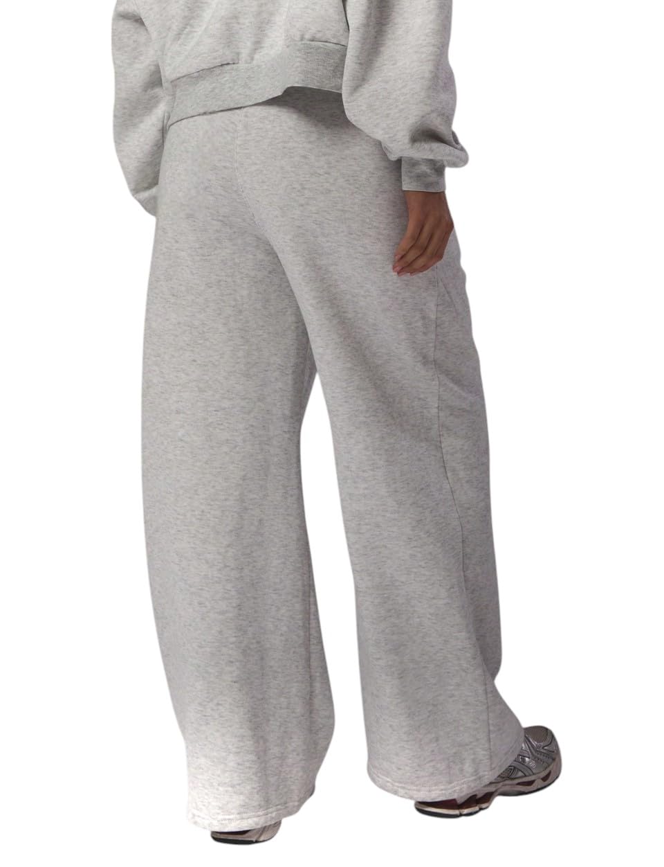 dockstreet Straight Wide fit Long Length Open Bottom Jogger for Women/Trending Multi Pocket Style, Relaxed Casual Pants for Women-picture-32