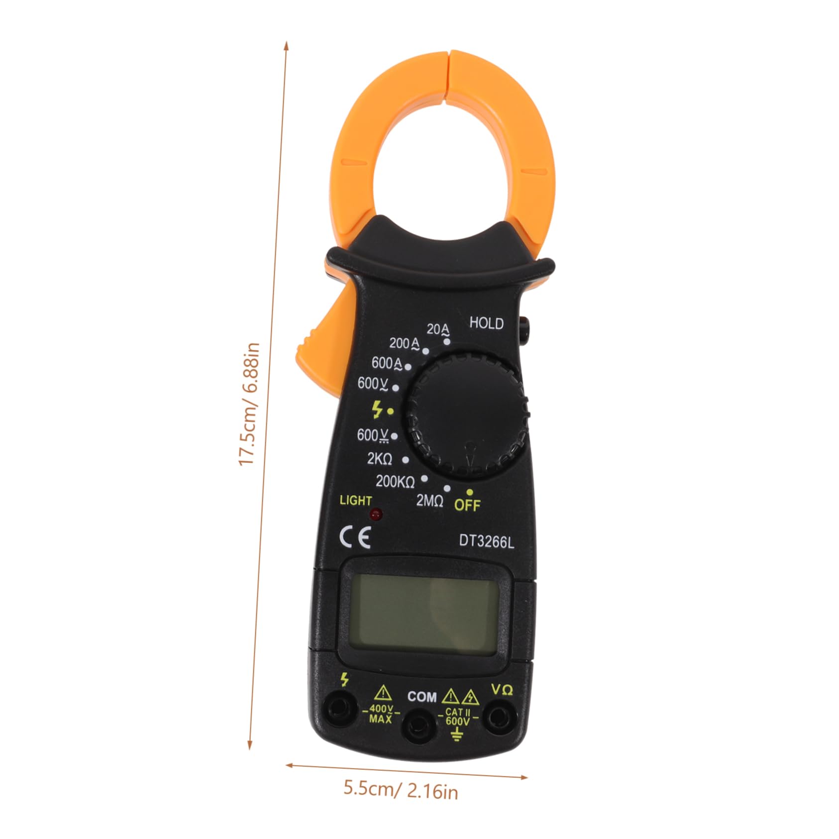 HEALLILY Clamp Amp Electric Digital Multimeter Non- Voltage Tester Clamp Multimeter