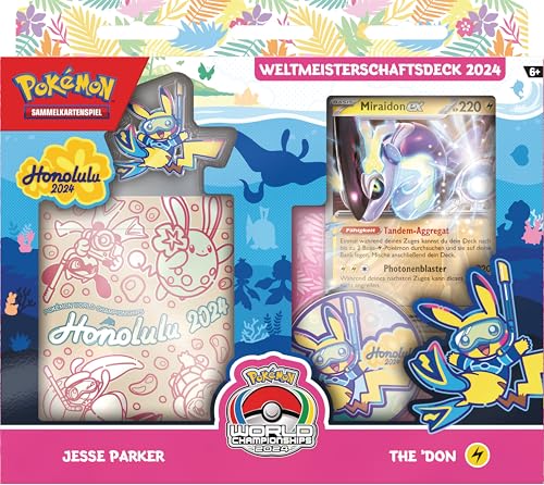 Pokémon-Sammelkartenspiel: Weltmeisterschaftsdeck 2024 - Jesse Parker - The ’Don (1 vollständiges Deck mit 60 Karten & Zubehör) – Bild 3