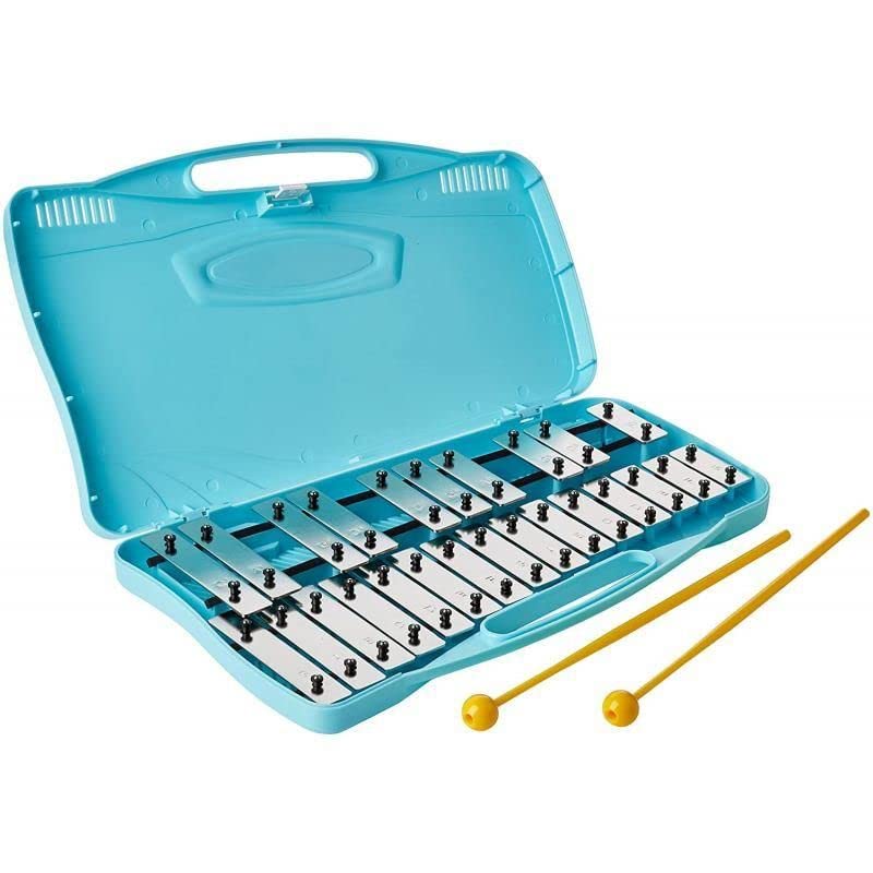 Métallophone glockenspiel xylophone 25 notes 2 octaves Angel AG-25N2