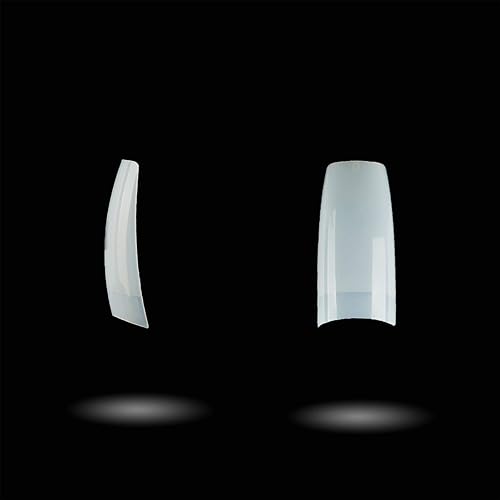 Miniatura 5 de Puntas de uñas postizas acrílicas francesas, 1000 uñas postizas con forma de uñas postizas, 10 tamaños con estuche para salones de arte de uñas