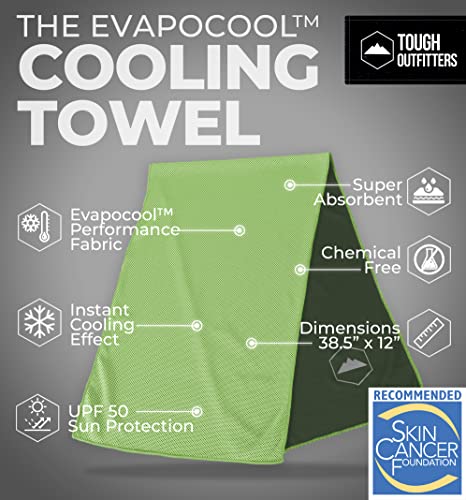 Cooling Towels - Ice Towel, Sweat Towel, Cooling Towels For Neck & Face & Cooling Neck Wraps For Summer Heat - Neck Cooler For Quick Cool Down For Gym, Running, Golf, Yoga & Sports #TOP3