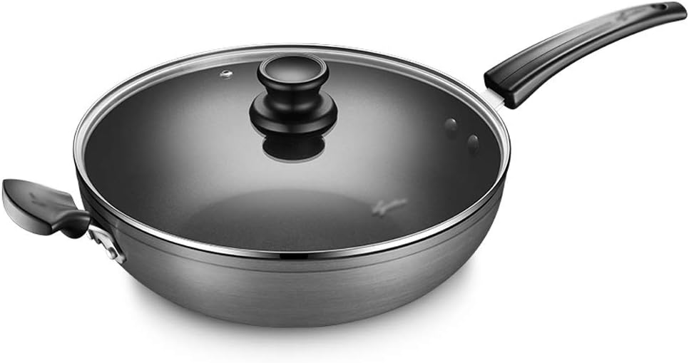 Pot, Wok Pan Less Multi-Function Household Cooking Pot Induction Cooker Gas for Wok