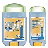 May NewYork Sunscreen Stick x2PACK Super Clear Pure Sunstick SPF50+ PA++++ - Convenient Stick Type Defense Against UV Rays and Sunburn - Water and Sweat Proof/Easy Glide on Skin (0.60oz+0.77oz) …