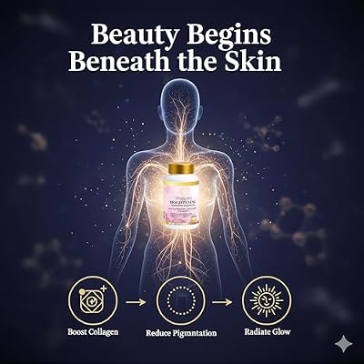 Brightening Supplements with Glutathione, Collagen, and Vitamin C