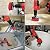 DUOSHIDA 5 inch Red Drill Brush-All Purpose Power Scrubber Cleaning Set for Grout, Tiles, Sinks, Bathtub, Bathroom and Kitchen Surface