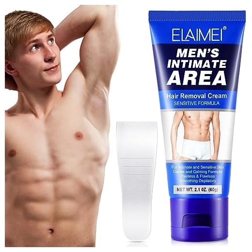 Crema depilatoria para la zona íntima, para hombres, crema depilatoria para zonas sensibles, genitales, crema de depilación sin dolor para privado, cuerpo y axilas, 60 g