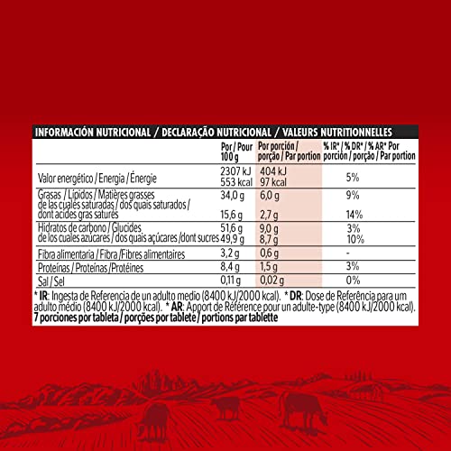 Miniatura 2 de Nestle Extrafino Tableta De Chocolate Con Leche Y Almendras 123 G, Sin Gluten- Pack De 28 Und